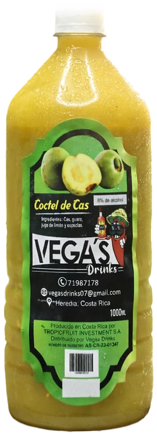 Botella de Cóctel de Cas de Vega's Drinks