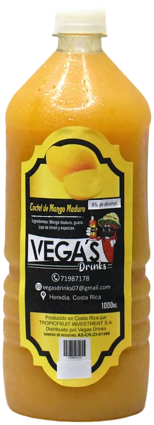 Botella de Mango Maduro de Vega's Drinks